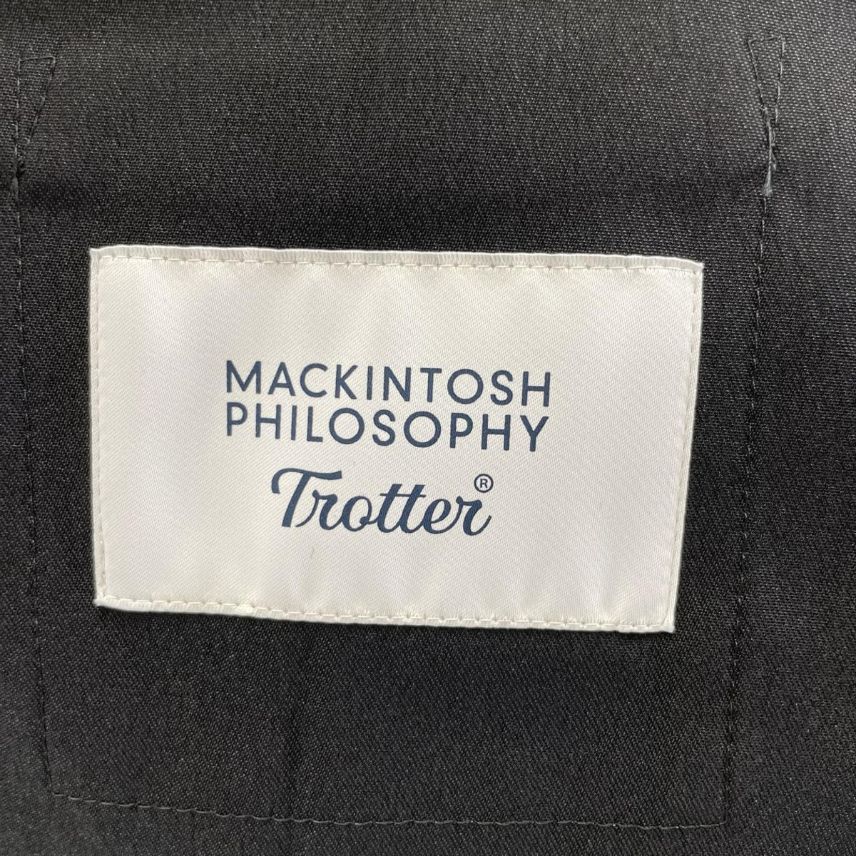 MACKINTOSH PHILOSOPHY マッキントッシュフィロソフィー H1E88-501-09 ブラック トロッタージャケット ジャケット