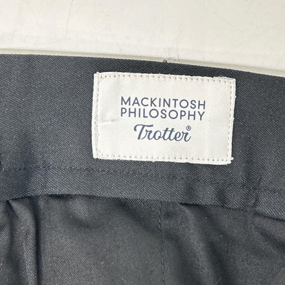 MACKINTOSH PHILOSOPHY マッキントッシュフィロソフィー H1R88-501-09 ブラック トロッター トラウザーズ ボトムス