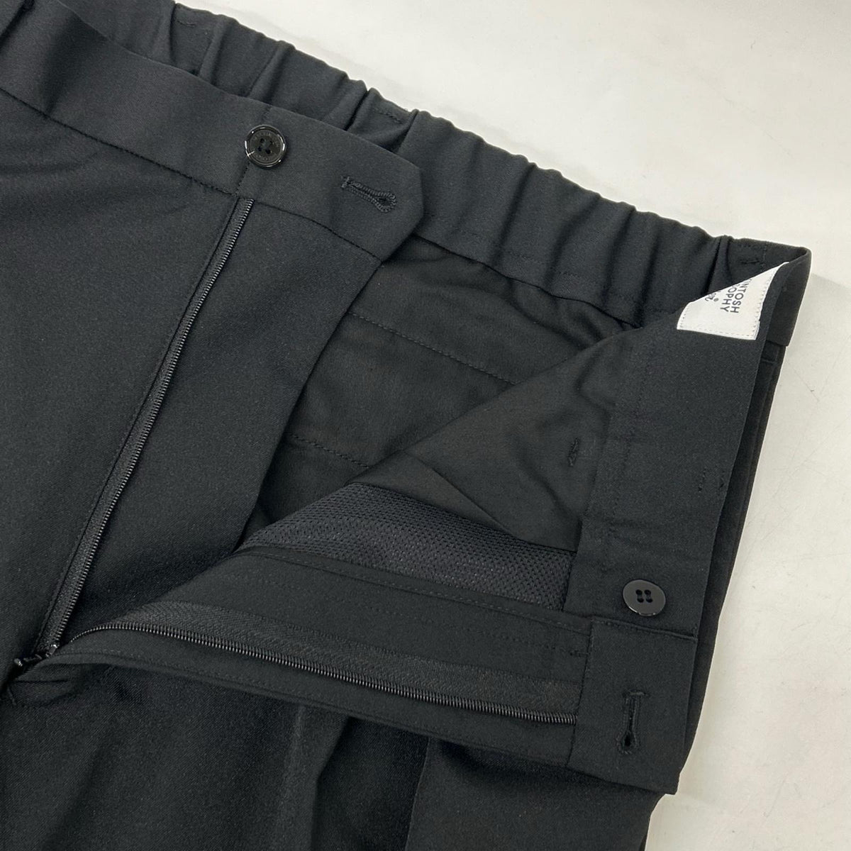 MACKINTOSH PHILOSOPHY マッキントッシュフィロソフィー H1R88-501-09 ブラック トロッター トラウザーズ ボトムス