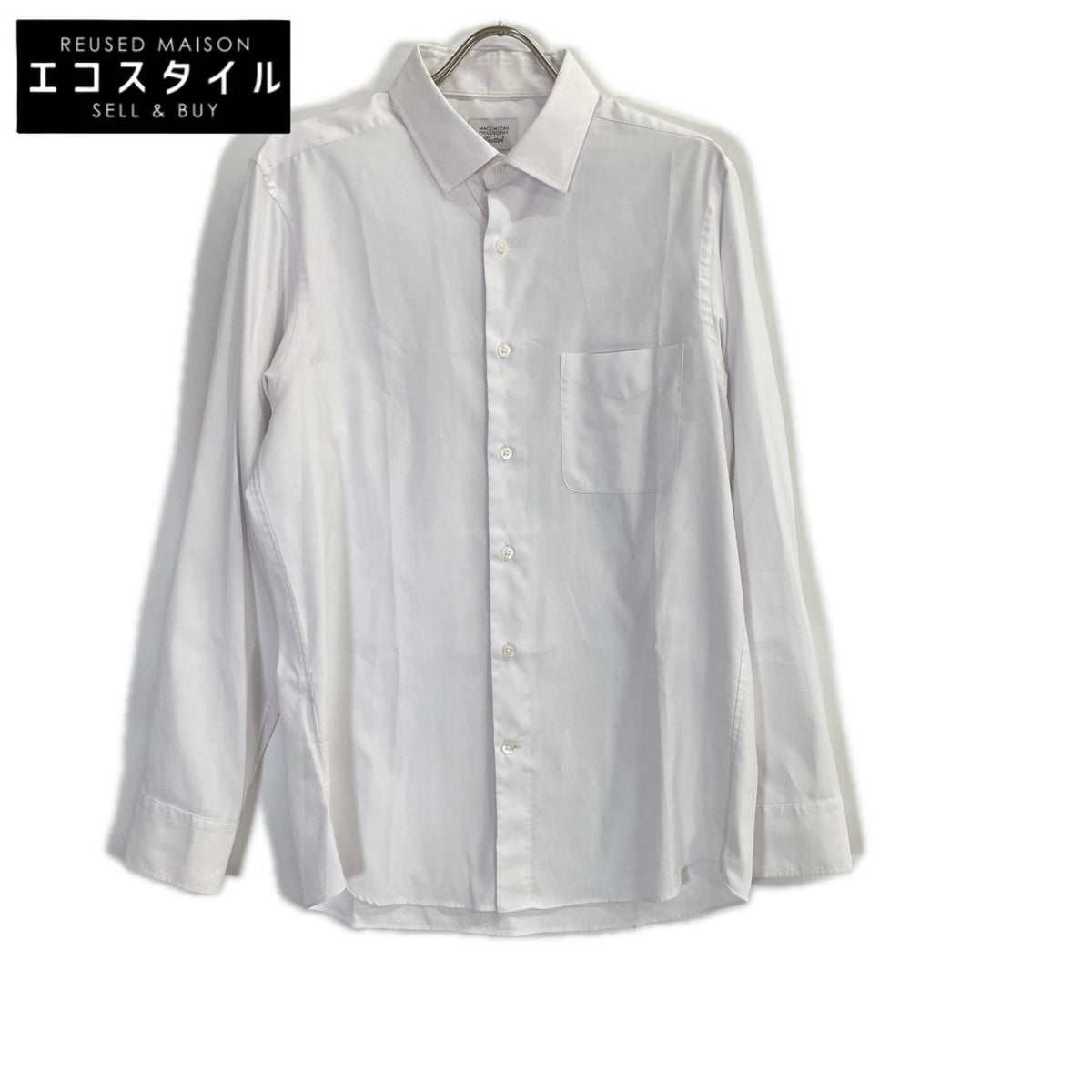 MACKINTOSH PHILOSOPHY マッキントッシュフィロソフィー H1M25-549-01ホワイト トロッター セミワイドシャツ トップス