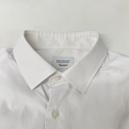 MACKINTOSH PHILOSOPHY マッキントッシュフィロソフィー H1M25-549-01ホワイト トロッター セミワイドシャツ トップス