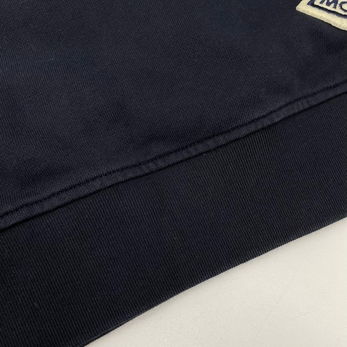 MONCLER モンクレール MAGLIA ネイビー ロゴワッペンパーカー トップス
