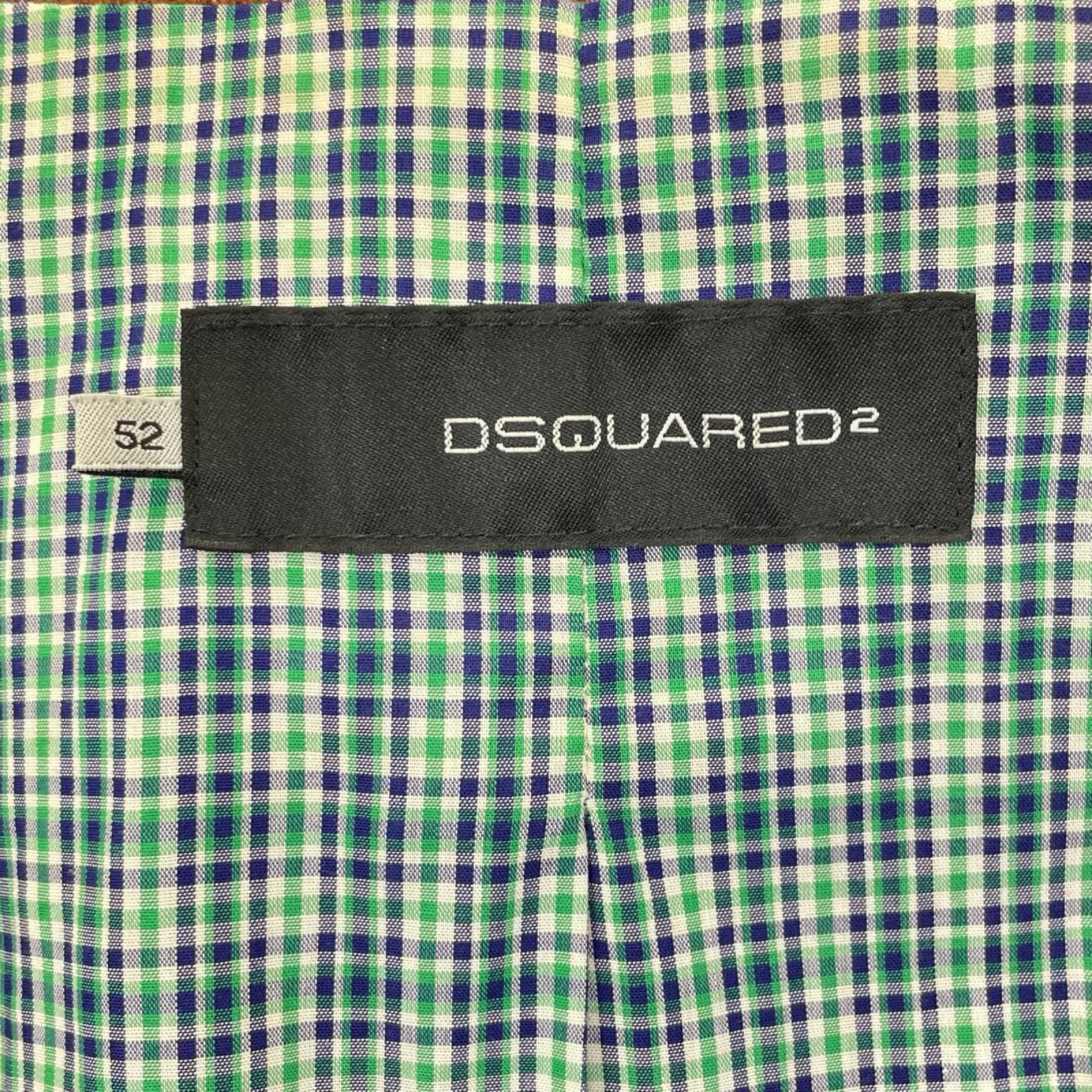 DSQUARED2 ディースクエアード 01年製 74AM249 ブラウン ゴートレザーシングルライダースジャケット ジャケット