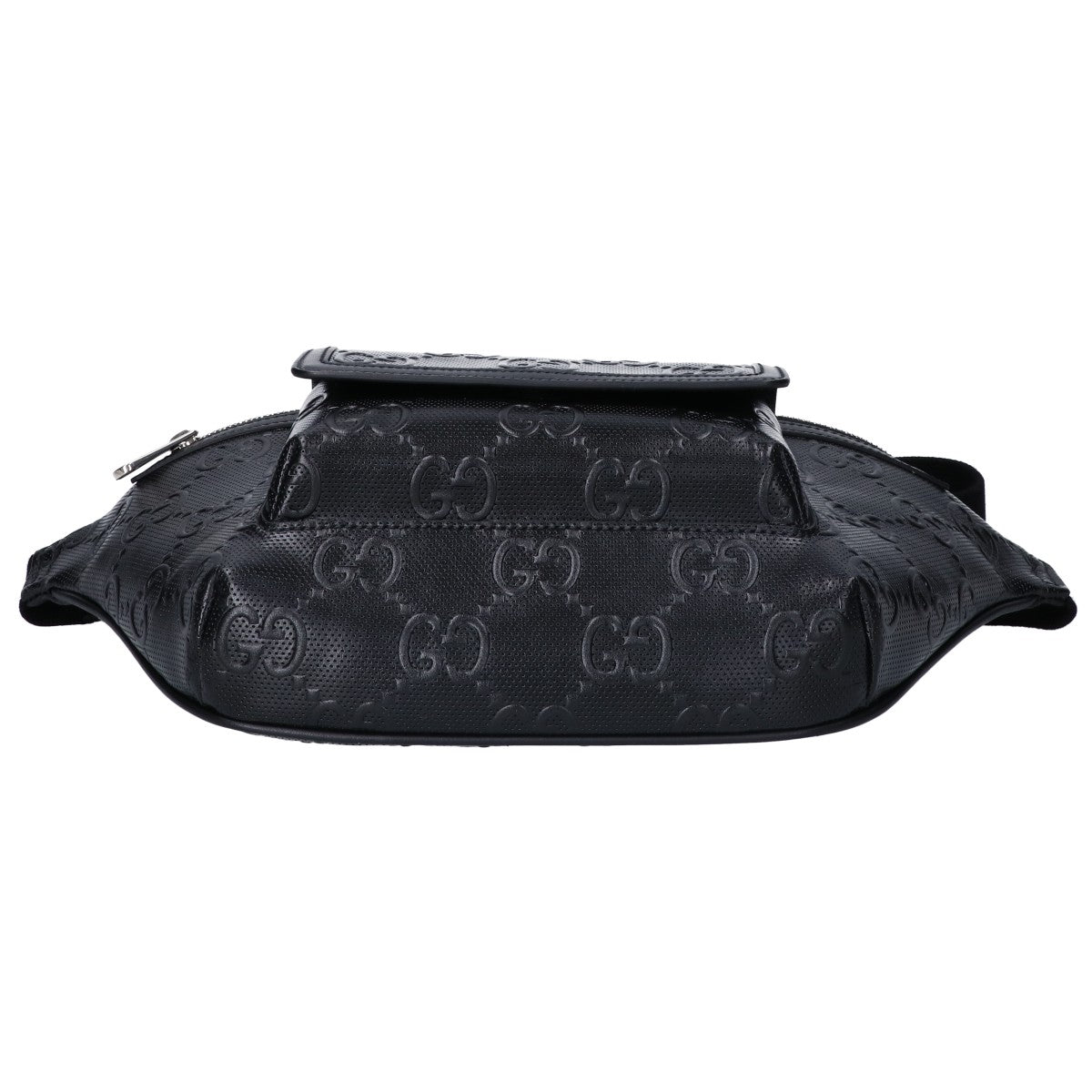 GUCCI グッチ 新品同様 645093 GGエンボスレザー ベルトバッグ ボディバッグ