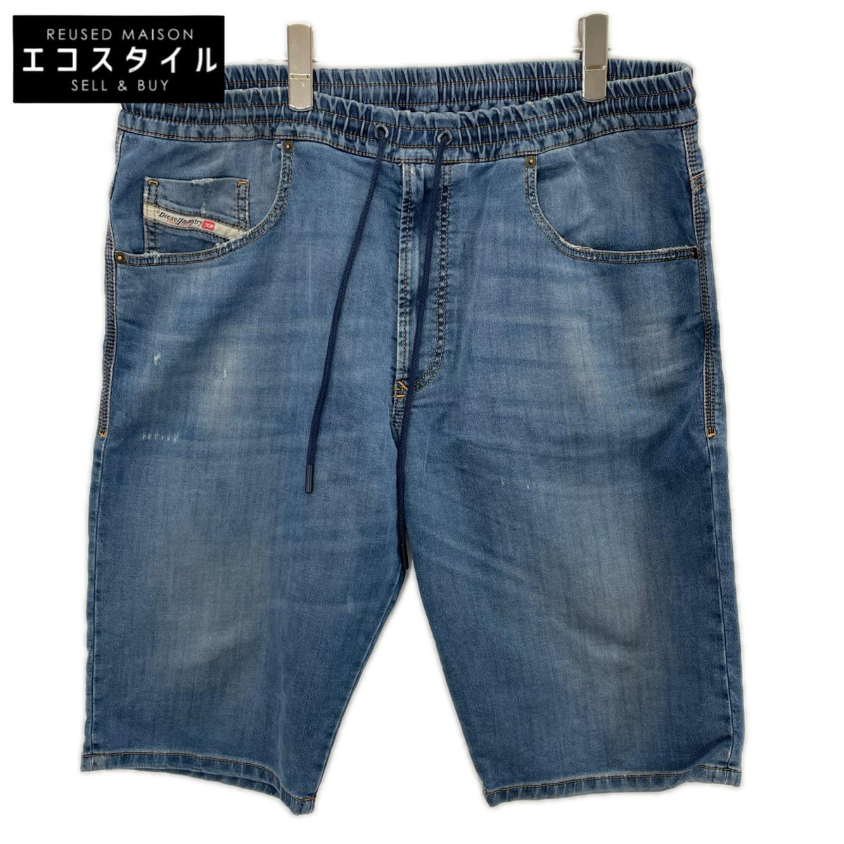 DIESEL ディーゼル 068JV ウォッシュブルー 2033 D-KROOLEY-SHORT JOGG ハーフパンツ ボトムス
