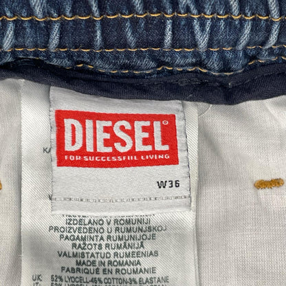 DIESEL ディーゼル 068JV ウォッシュブルー 2033 D-KROOLEY-SHORT JOGG ハーフパンツ ボトムス