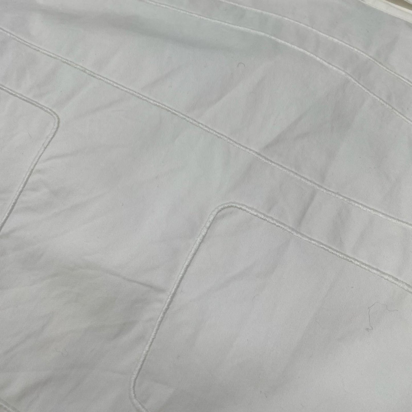 DIESEL ディーゼル 23SS ホワイト S-LIMO-LOGO オーバルD ルーズフィットシャツ トップス