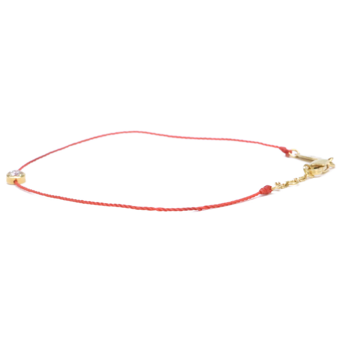 redline レッドライン 【美品】750 1Pダイヤモンド コード ブレスレット