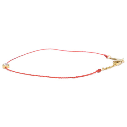 redline レッドライン 【美品】750 1Pダイヤモンド コード ブレスレット
