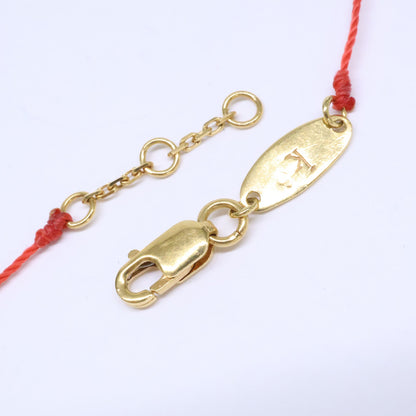 redline レッドライン 【美品】750 1Pダイヤモンド コード ブレスレット