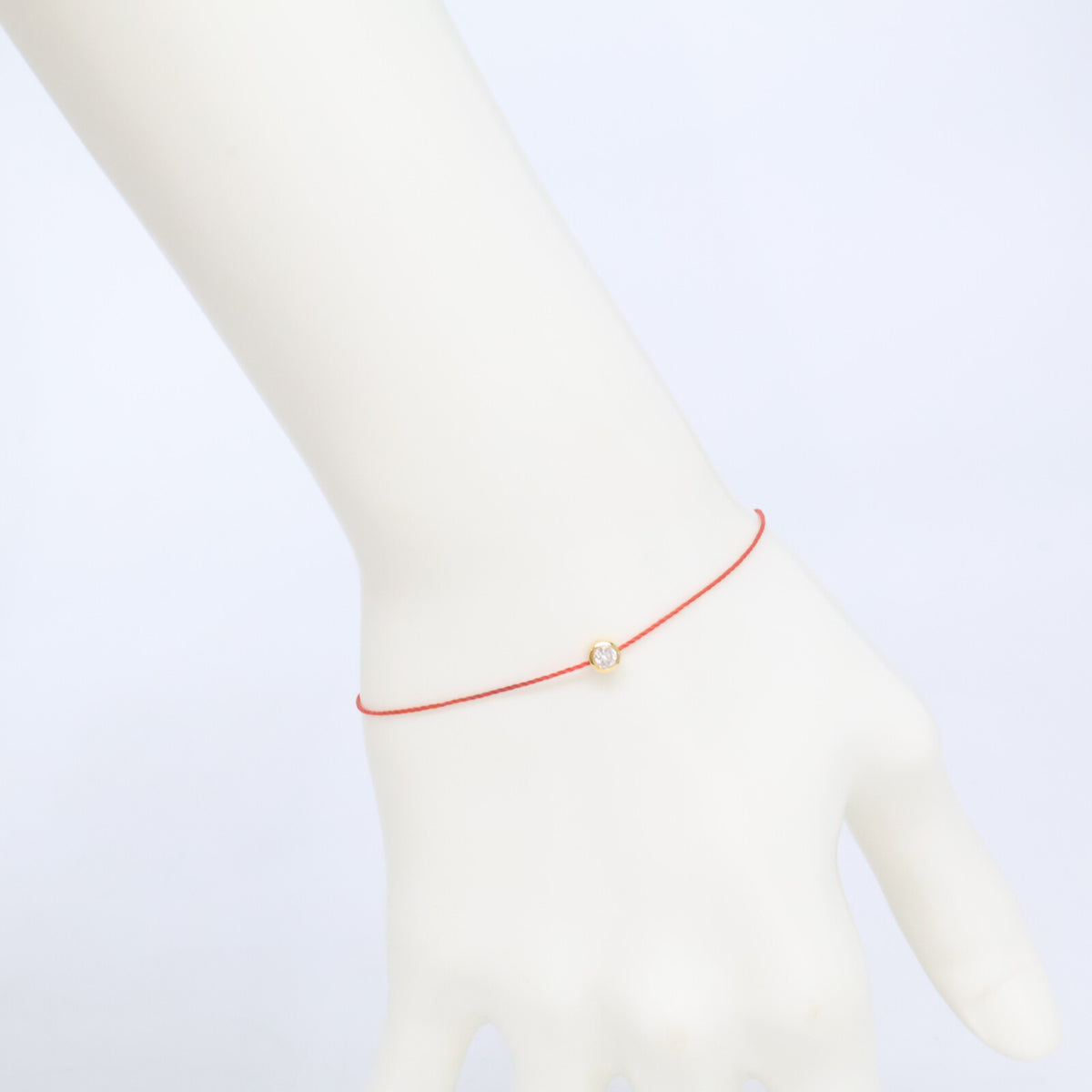 redline レッドライン 【美品】750 1Pダイヤモンド コード ブレスレット