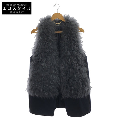 DoCLASSE ドゥクラッセ THE CLASSE 30211ー070 ネイビー カシミヤファーウールジレ トップス
