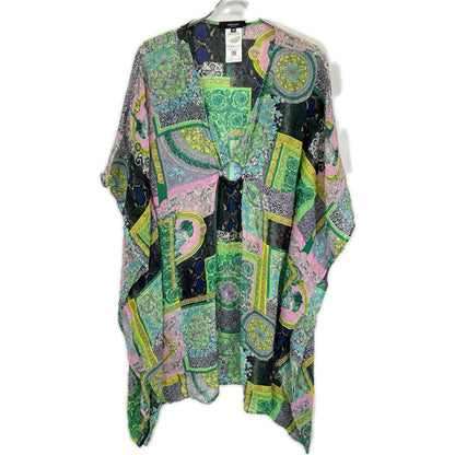 VERSACE ヴェルサーチェ ABD40003 マルチカラーバロッコメデューサ柄シルクワンピース ワンピース