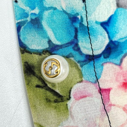 GUCCI グッチ 429058 フラワープリントシルクブラウス トップス