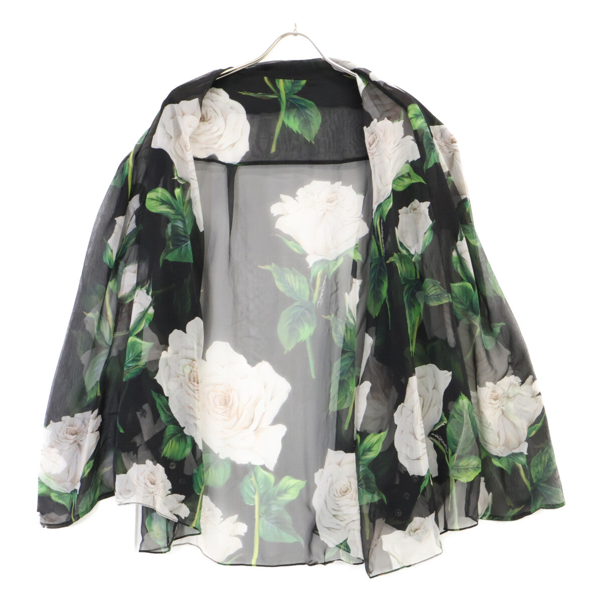 DOLCE&GABBANA ドルチェアンドガッバーナ 【美品/国内正規】F5P75T/IS1LT フラワープリント シルク ブラウス トップス