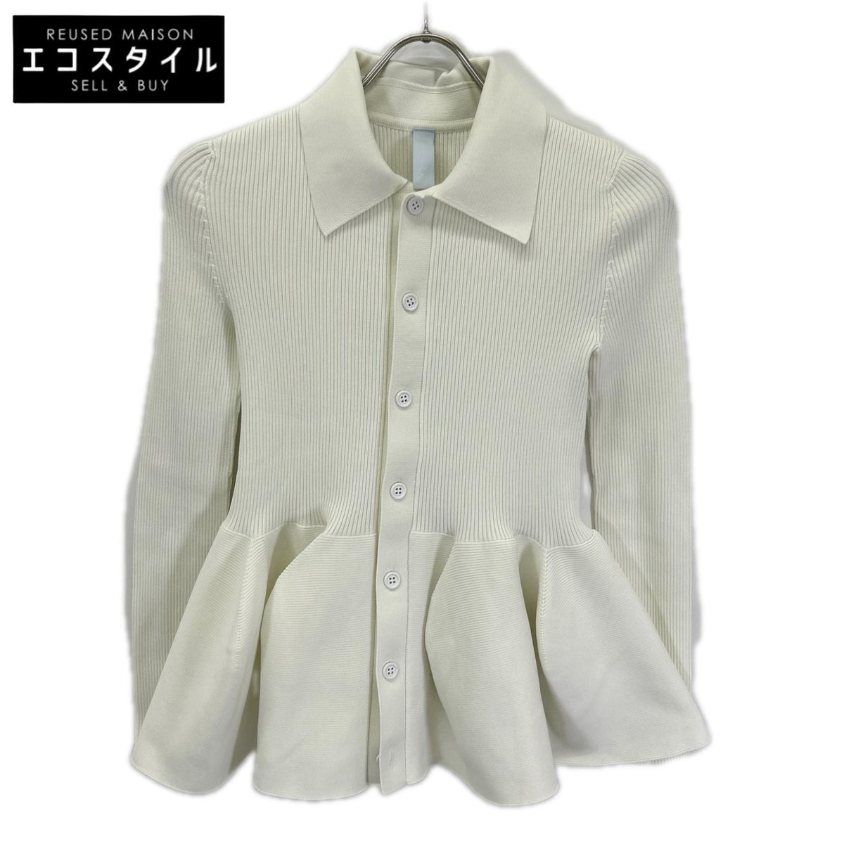 CFCL シーエフシーエル CF008KE035 ホワイト OTTERY SHIRT CARDIGAN カットソー トップス