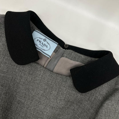 PRADA プラダ 15年 P32A5 8152 1JZ9 グレー フレアドレスワンピース ワンピース