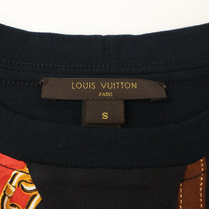 LOUIS VUITTON ルイヴィトン チェーンプリント シルク 半袖 ワンピース