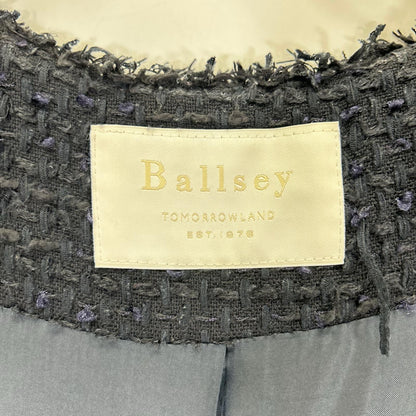 BALLSEY ボールジー 11072107035 ミックスヤーンツイード ノーカラージャケット ジャケット