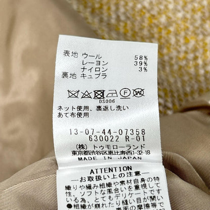 TOMORROWLAND トゥモローランド 13074407358 ロービングツイード ジレブルゾン ベスト