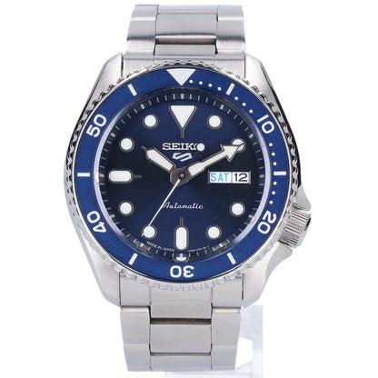 SEIKO セイコー 【美品】SBSA001 4R36 5スポーツ SKX series デイデイト シースルーバック 自動巻き 腕時計