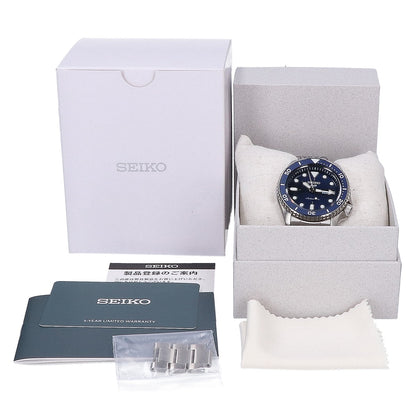 SEIKO セイコー 【美品】SBSA001 4R36 5スポーツ SKX series デイデイト シースルーバック 自動巻き 腕時計