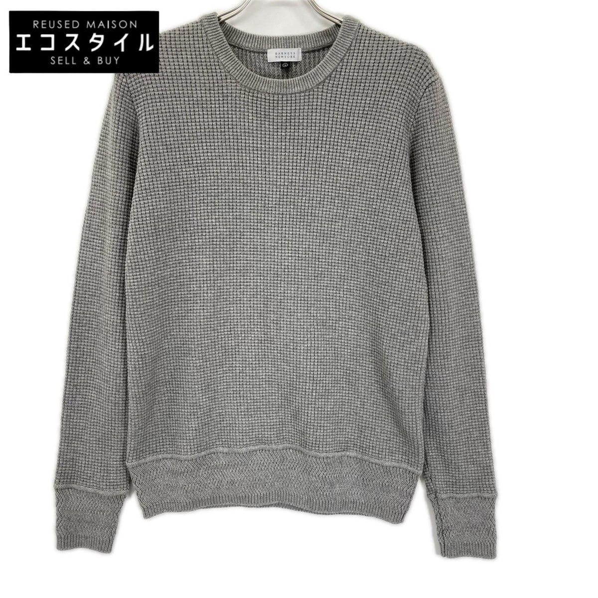 BARNEYSNEWYORK バーニーズニューヨーク 2191073 カシミヤ混コットンL/Sニット トップス