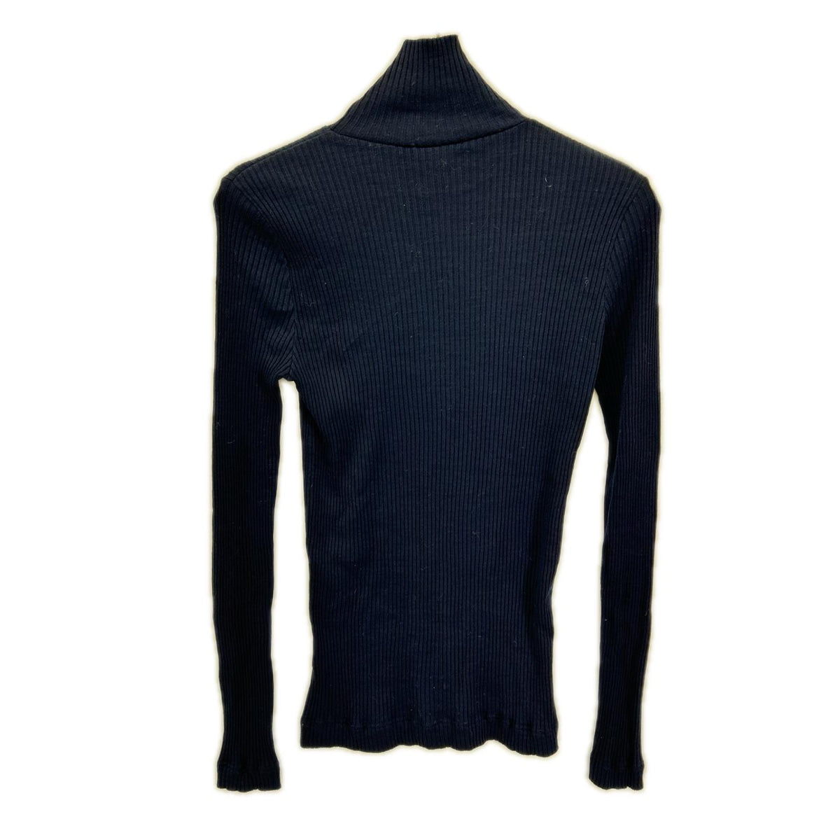 DRIES VAN NOTEN ドリスヴァンノッテン ネイビー ハイネックリブニット トップス