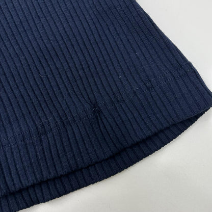 DRIES VAN NOTEN ドリスヴァンノッテン ネイビー ハイネックリブニット トップス