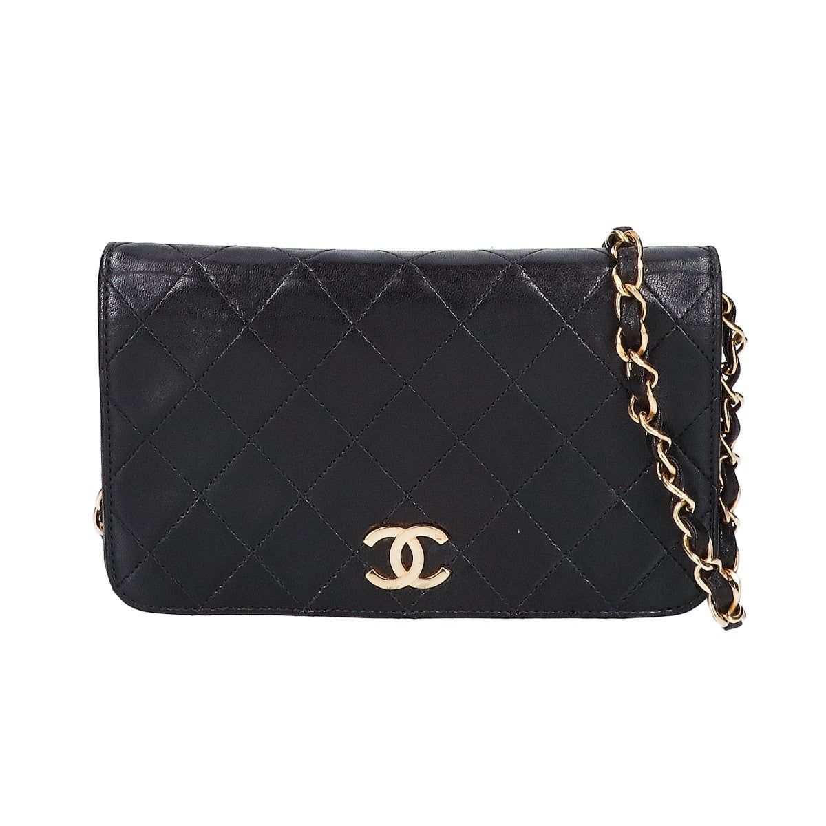 CHANEL シャネル 4番台 プッシュロック ミニマトラッセ チェーン ショルダーバッグ