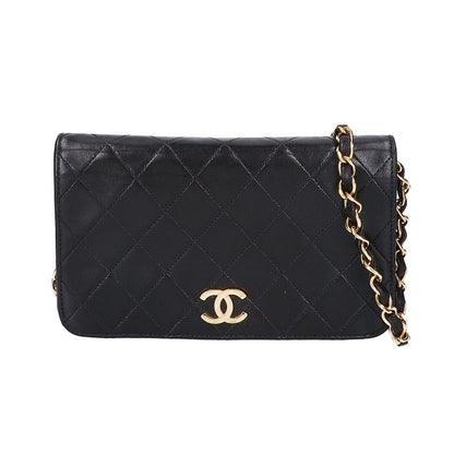 CHANEL シャネル 4番台 プッシュロック ミニマトラッセ チェーン ショルダーバッグ