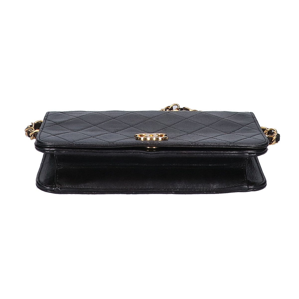 CHANEL シャネル 4番台 プッシュロック ミニマトラッセ チェーン ショルダーバッグ