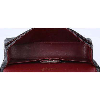 CHANEL シャネル A01112 5番台 ラムスキン ダブルフラップ マトラッセ25 チェーン ショルダーバッグ