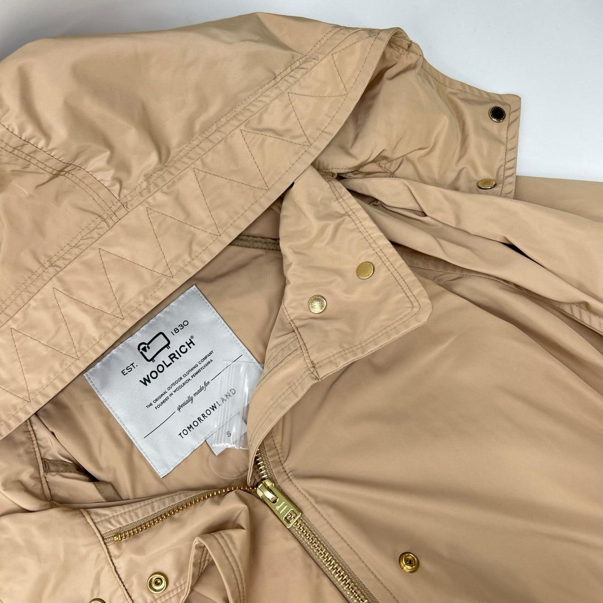 WOOLRICH ウールリッチ ×TOMORROWLAND WWOU0742 ANORAK LONG フーデットコート コート