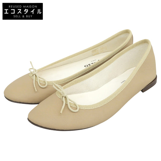 repetto レペット 未使用 Cendrillon サンドリオン バレエ フラットシューズ レディース ベージュ 37 V086VE シューズ