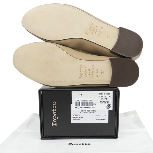 repetto レペット 未使用 Cendrillon サンドリオン バレエ フラットシューズ レディース ベージュ 37 V086VE シューズ