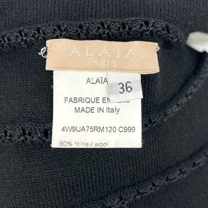 ALAIA アライア 4W9UA75RM120 ブラック カーディガン トップス