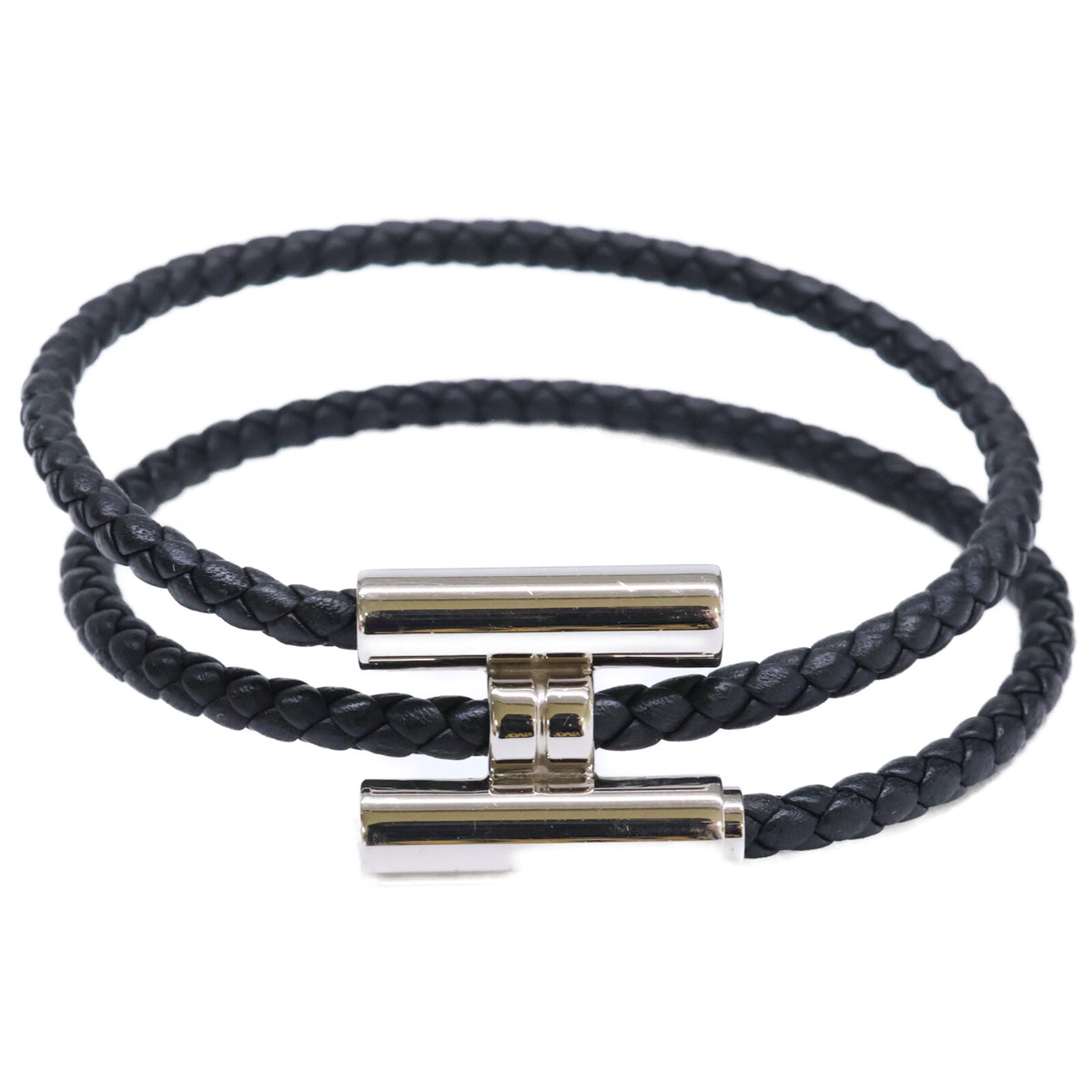 HERMES エルメス トゥルニ トレッセ レザー ブレスレット