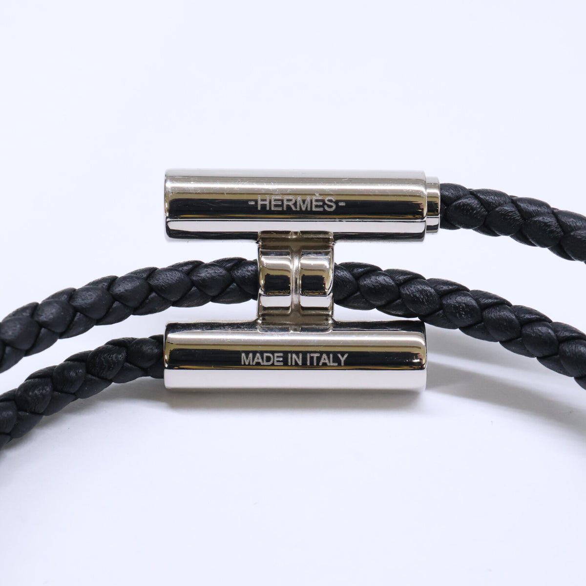 HERMES エルメス トゥルニ トレッセ レザー ブレスレット