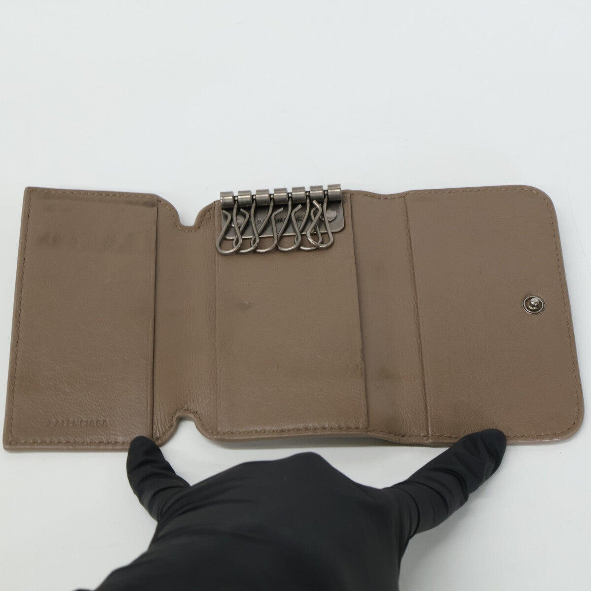 BALENCIAGA バレンシアガ 658345 レザー キーケース
