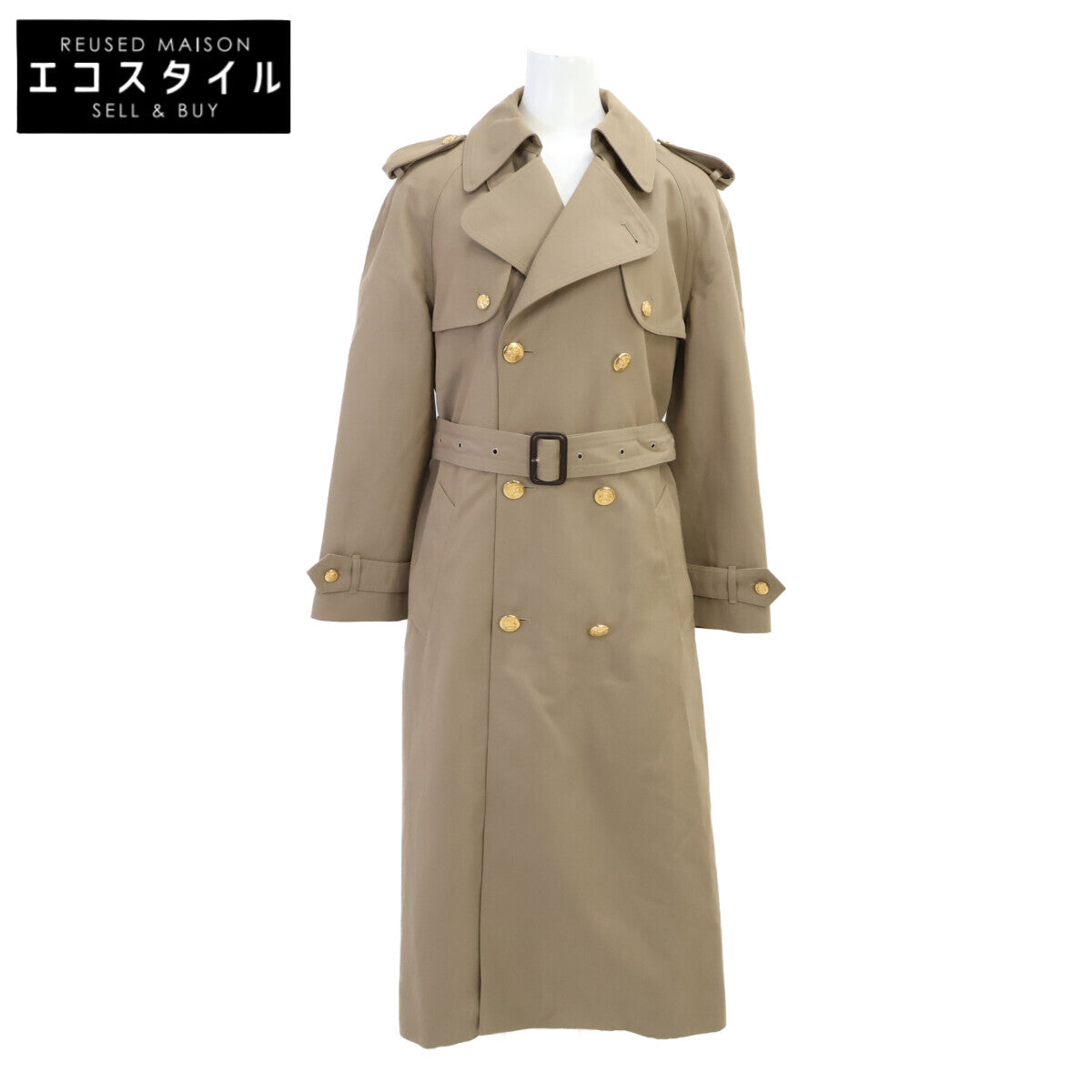 CELINE セリーヌ 【美品/国内正規】2M648984 by エディ・スリマン クラシック ダブルブレスト トレンチ コート