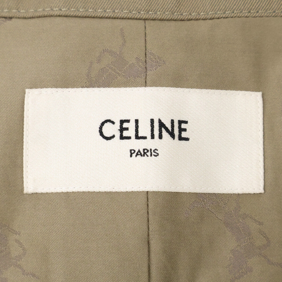 CELINE セリーヌ 【美品/国内正規】2M648984 by エディ・スリマン クラシック ダブルブレスト トレンチ コート