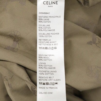 CELINE セリーヌ 【美品/国内正規】2M648984 by エディ・スリマン クラシック ダブルブレスト トレンチ コート