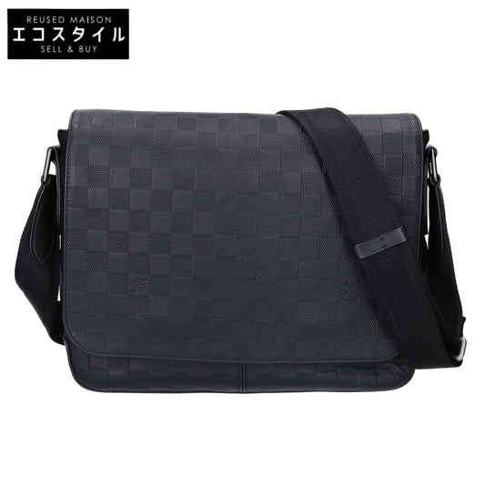 LOUIS VUITTON ルイヴィトン 美品 N41038 ダミエアンフィニ ディストリクトMM ショルダーバッグ