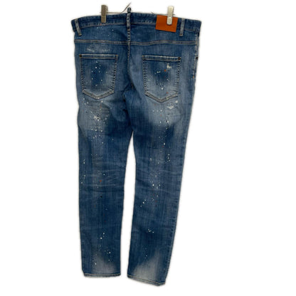 DSQUARED2 ディースクエアード S71LB1029 Medium Breeze Wash Skater Jeans ボトムス
