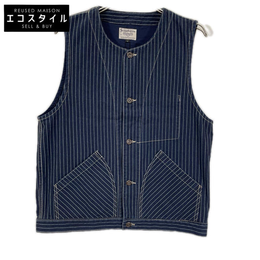 schott ショット 3122067 ネイビー OLD HICKORY DENIM VEST ベスト