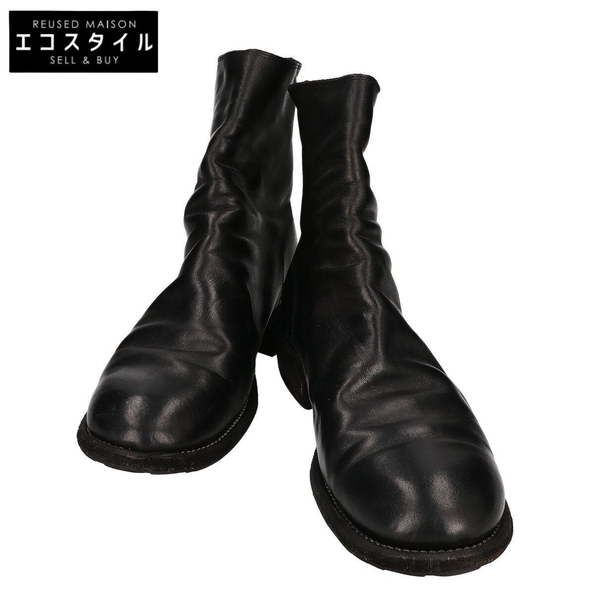 GUIDI グイディ 【美品】986X HORSE FULL GRAIN BACK ZIP BOOTS バックジップブーツ シューズ