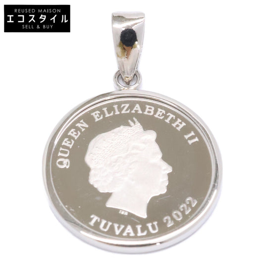 GSTV ジーエスティーブイ 【新品同様】TUVALU 2022 1/25oz 9995 PLATINUM ツバルエンジェル コイン ペンダントトップ