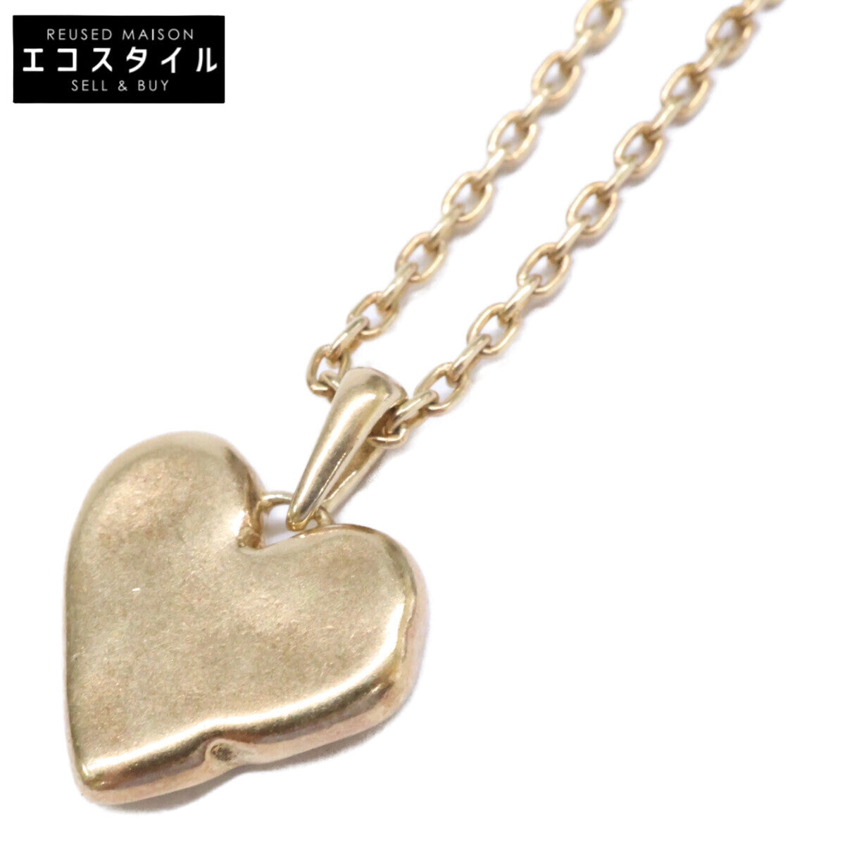 TEN テン 【美品】neg-0064 925 ハートシルフィウム ネックレス