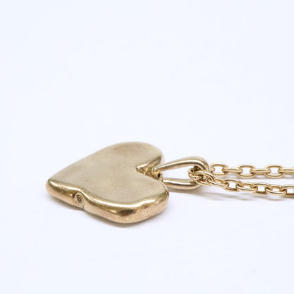 TEN テン 【美品】neg-0064 925 ハートシルフィウム ネックレス